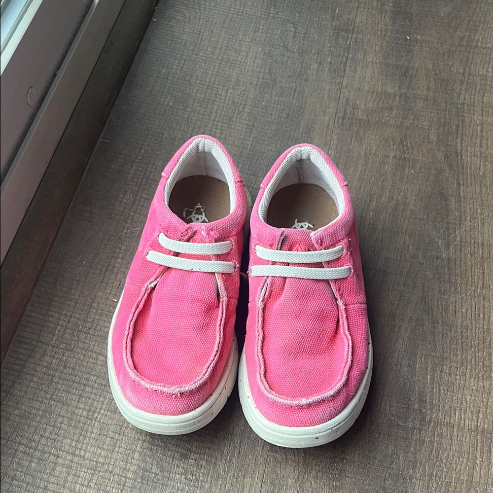 Ariat Kids Pink Canvas Sneakers